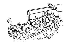  Распредвалы и толкатели (двигатели 1,3 л) Toyota Corolla